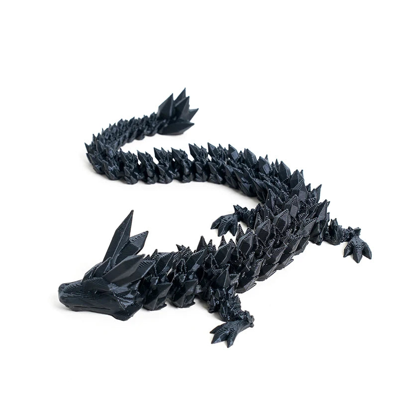 3D Printed Crystal Chinese Dragon - Image 4