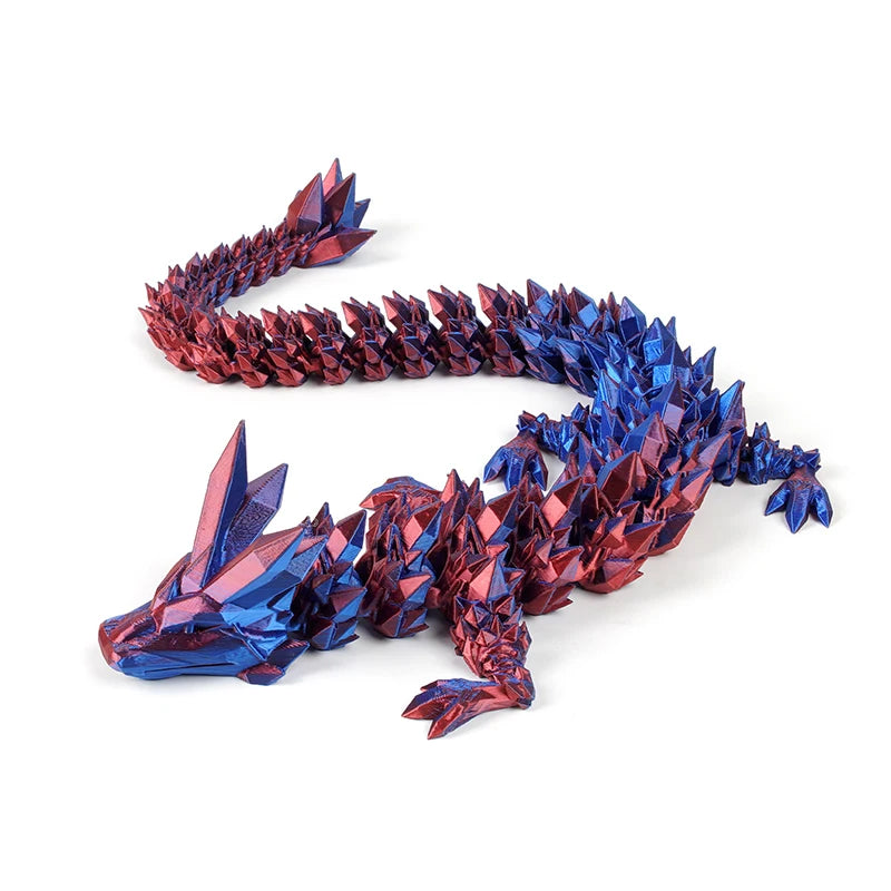 3D Printed Crystal Chinese Dragon - Image 3