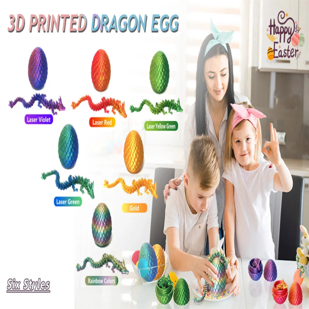 1/2PCS 3D Printed Dragon Egg - Image 3
