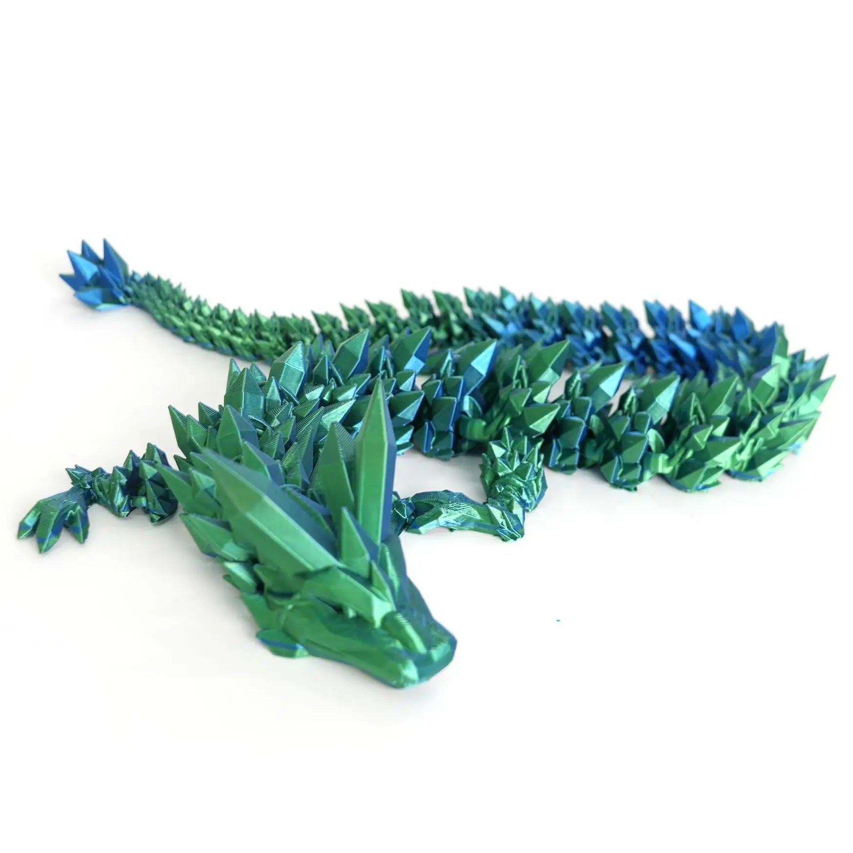 30cm 3D Printed Crystal Dragon – Creative Chinese Dragon Figurine Toy | Fun Home & Office Decor for Kids Ages 6+ - Image 7
