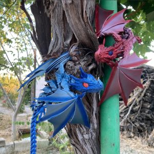 Flying Dragon with Joint Model – Creative Dragon Collectible & Aquarium/Home Decoration