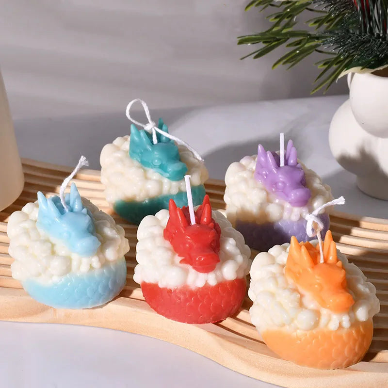 3D Animal Dragon Candle Silicone Mold – DIY Handmade Chinese Dragon Aroma Candle & Resin Mold - Image 6