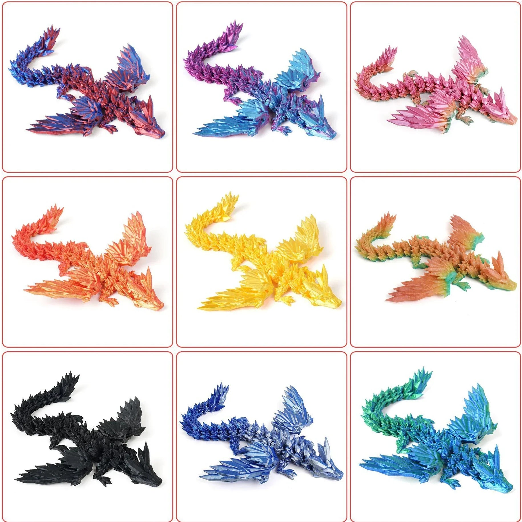 3D Printed Rotatable Articulated Dragon Egg - Image 5