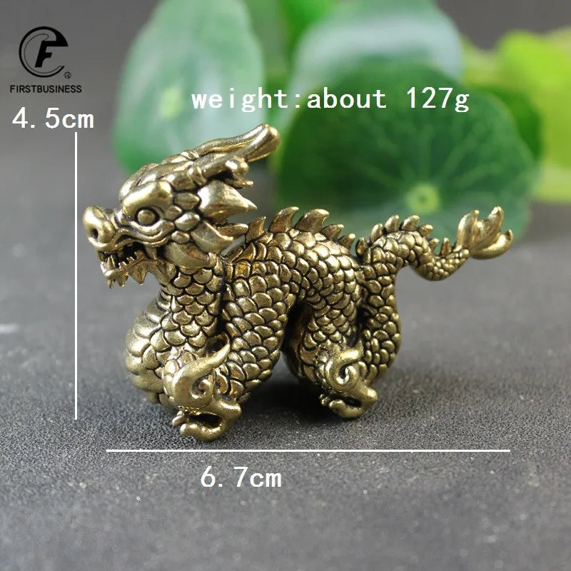 Antique Bronze Chinese Mythical Dragon Statue - Image 6