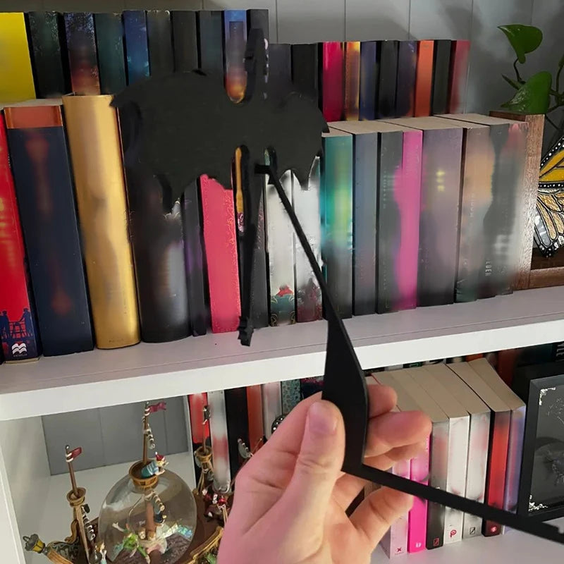 1Pc Bookshelf Decor Dragon Book Insert – Fourth Wing Double Dragon 3D Bookmark & Bookend - Image 4