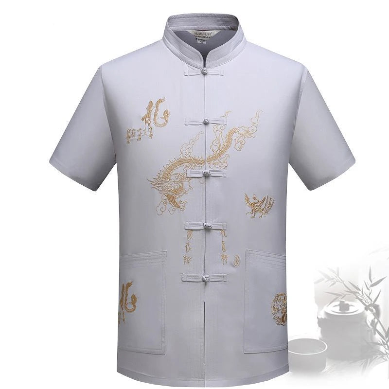 Chinese Traditional Tang Clothing Top - Image 17