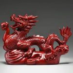 4 Inches Wooden Chinese Feng Shui Dragon Statue – Office & Home Tabletop Decor, Fortune 2024 New Year Ornament