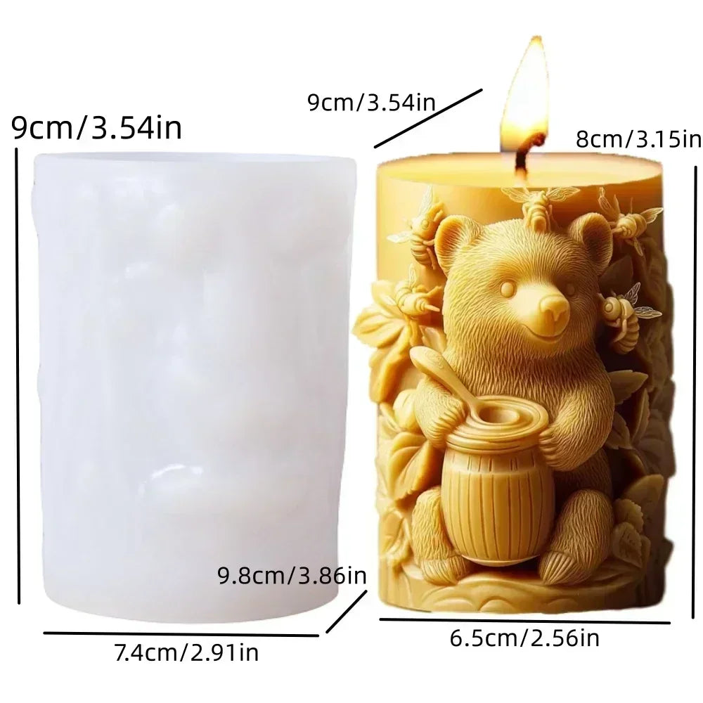 Dinosaur & Dragon Wings Relief Cylindrical Silicone Mold – Resin & Gypsum Craft Mold - Image 30