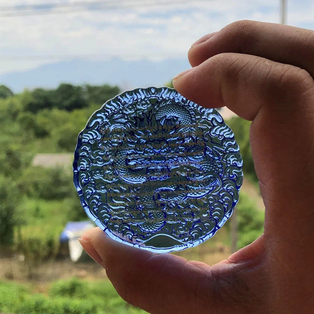 Dragon King Mandala Crystal Mani Stone – Tibetan Buddhist Six-Character Mantra Offering & Lucky Brave Jewelry - Image 6