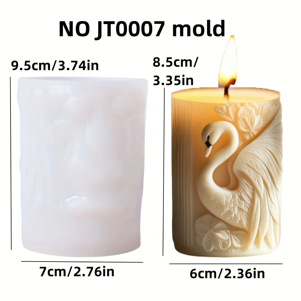 Dinosaur & Dragon Wings Relief Cylindrical Silicone Mold – Resin & Gypsum Craft Mold - Image 12