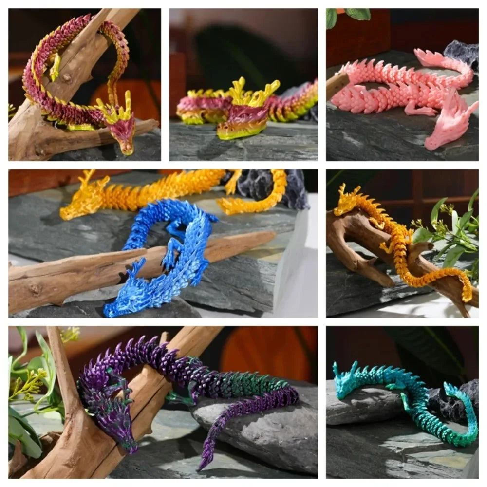 3D Printed Conjoined Dragon Ornaments - Image 5
