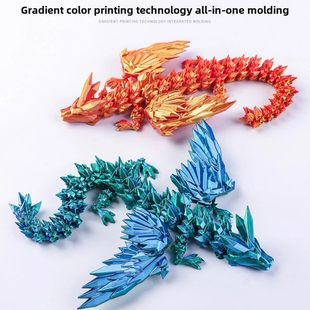 3D Printed Gradient Wings Flying Dragon Egg Set - Image 5