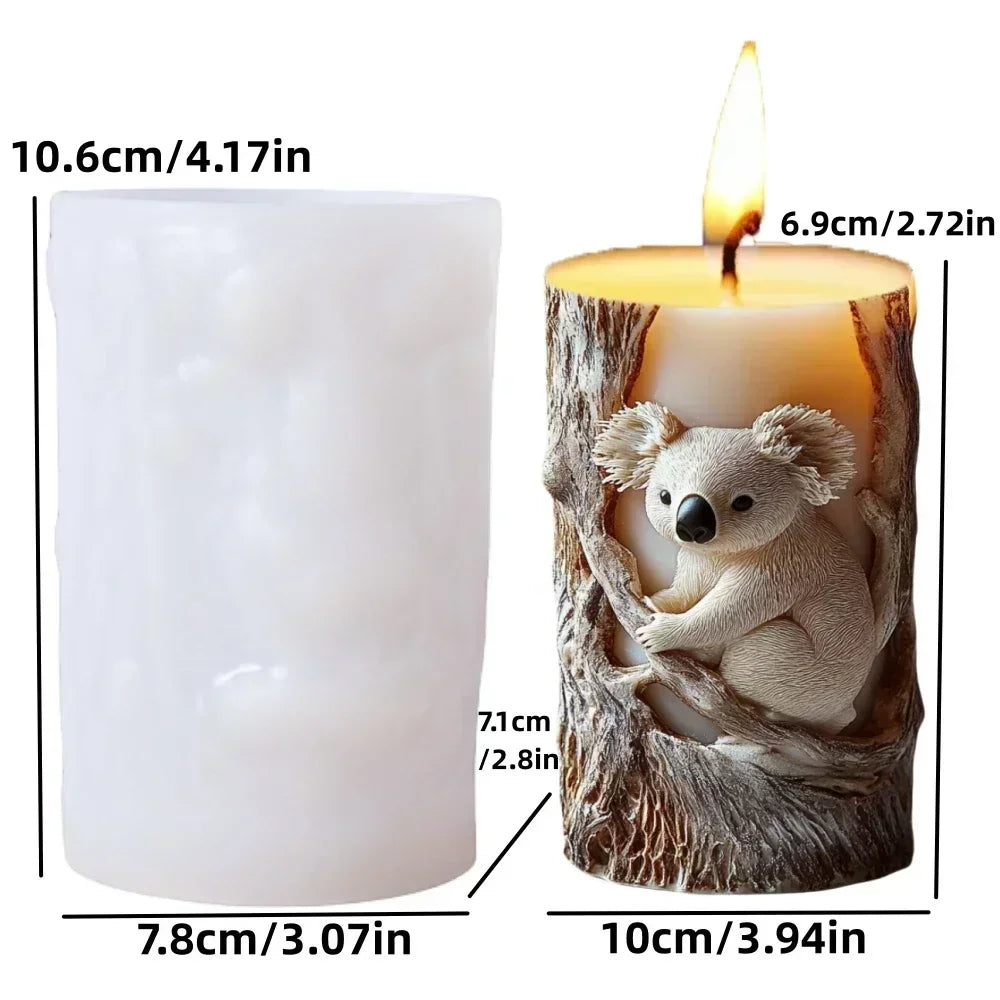 Dinosaur & Dragon Wings Relief Cylindrical Silicone Mold – Resin & Gypsum Craft Mold - Image 32