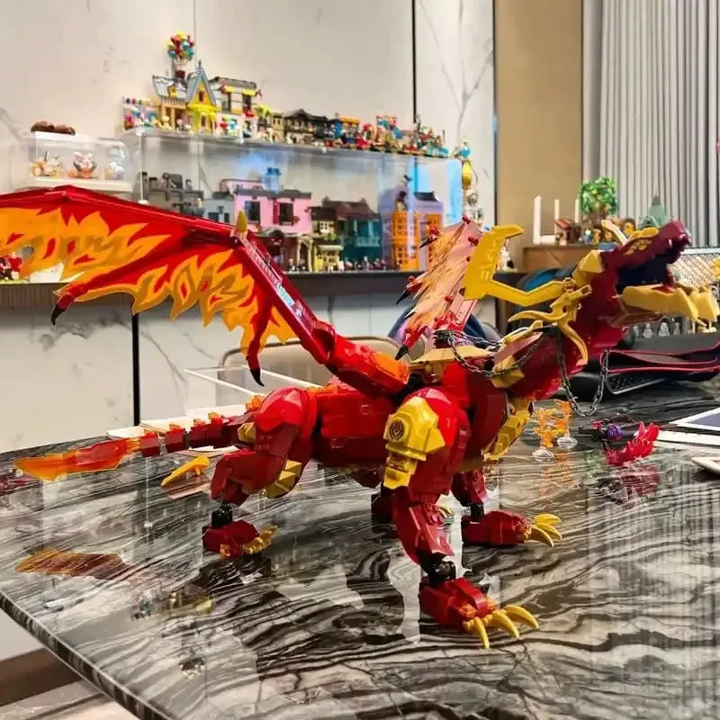 2025 MOC Ninja Series – 1342pcs Mighty Source Dragon of Motion Building Block Toy - Image 2