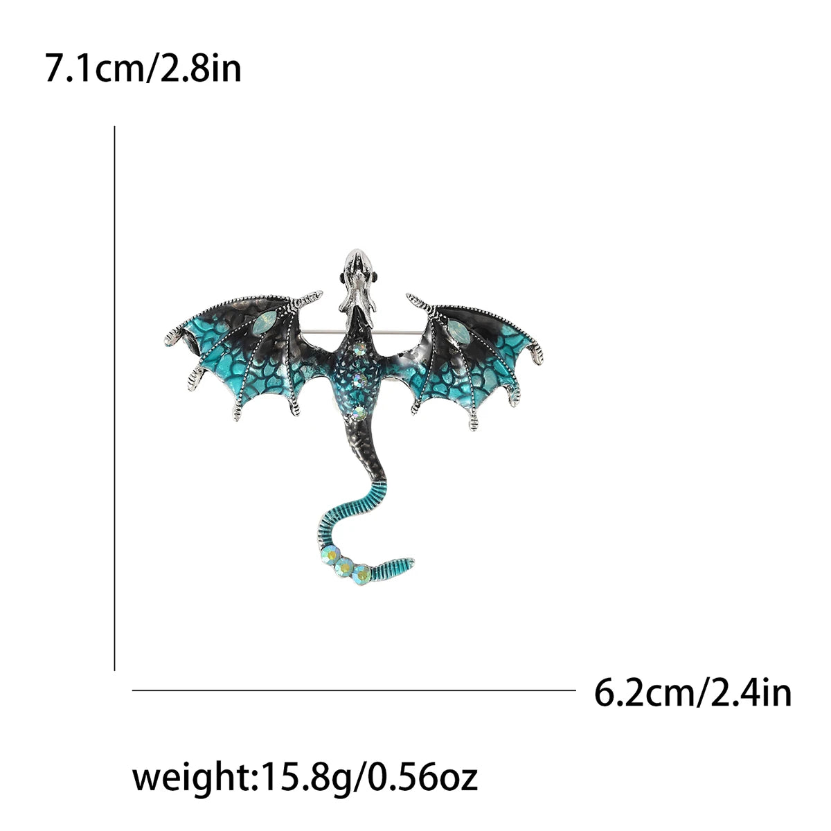 Enamel Dragon Pins for Women - Image 21
