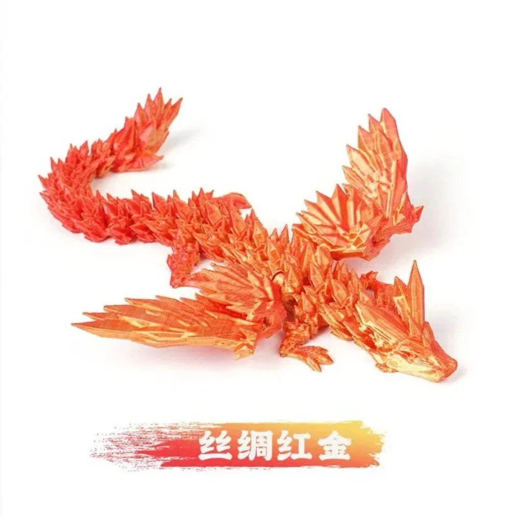 3D Printed Dragon Ornament – Desktop Animal Figurine for Home & Office | Craft Printed Figures Christmas Gifts 2025 New - Image 5