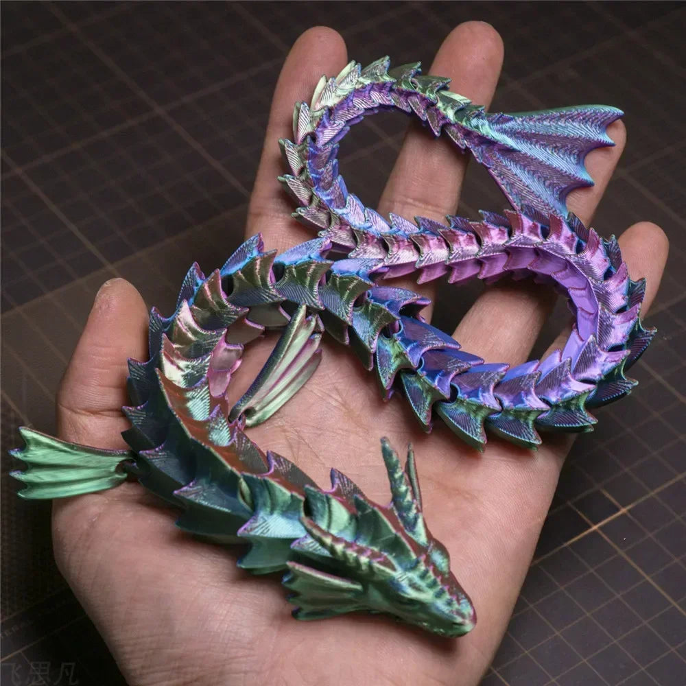 35cm 3D Printed Dragon – Antistress Full-Body Jointed Toy & Desktop Ornament - Image 5