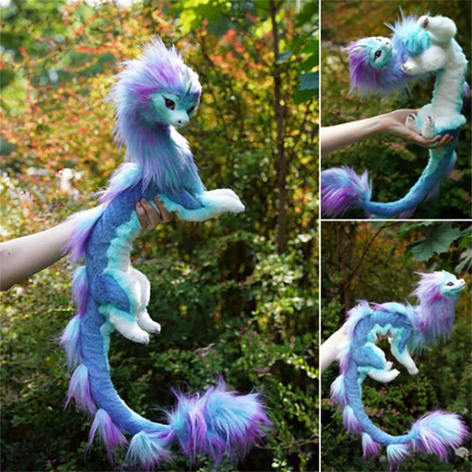 60cm Blue Dragon Plush Doll - Image 6
