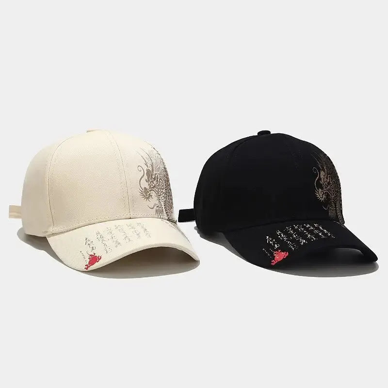 Chinese Style Dragon Pattern Baseball Hat - Image 2