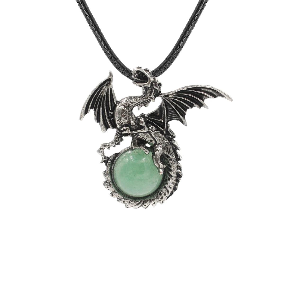 Dragon with Wings Gemstone Pendant - Image 6