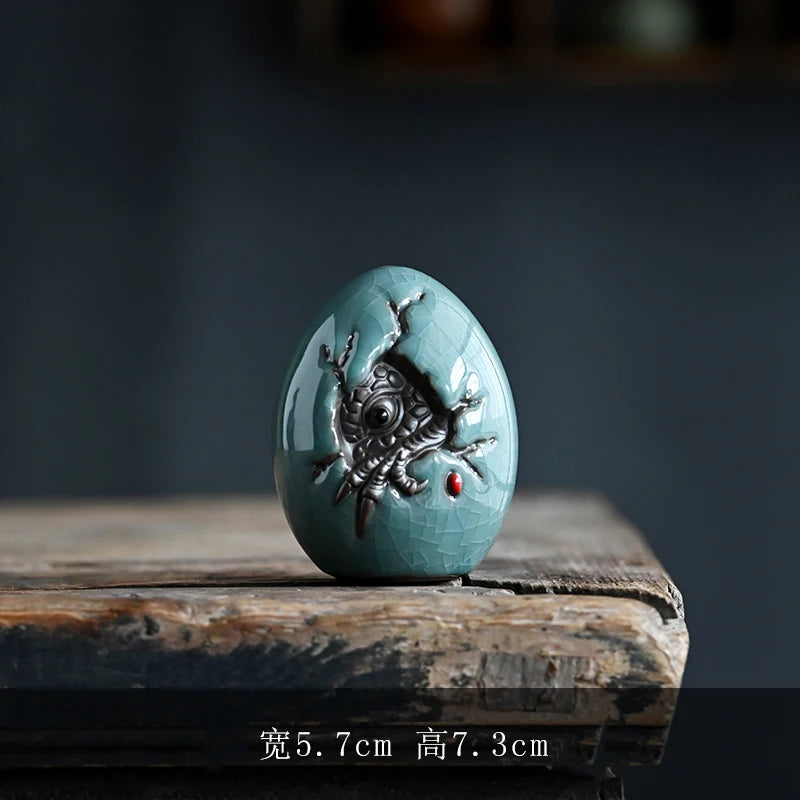 Creative Dragon Decoration Ceramic Lucky Mascot – Living Room, Wine Cabinet & Office Desktop Zodiac Dragon Ornament - Image 7