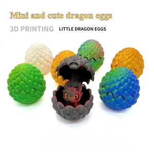 3D Printed Dragon & Egg Set