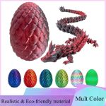 3D Printed Dragon Egg with Fully Articulated Dragon