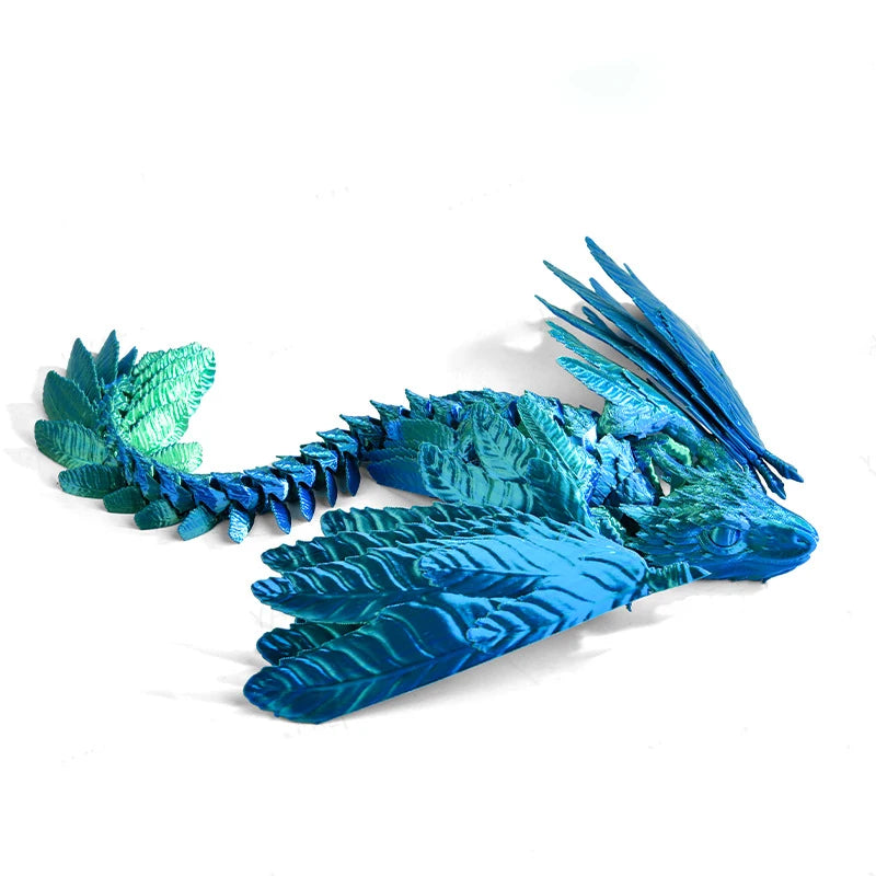 3D Printed Feathered Wyvern Dragon - Image 11