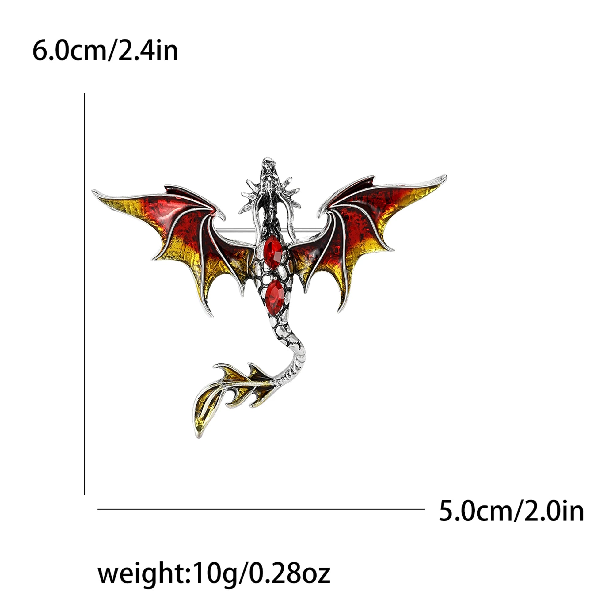 Enamel Dragon Pins for Women Rhinestone Flying Dragons Animal Brooch Banquet Party Backpack Gifts Jewelry Accessories - Image 32