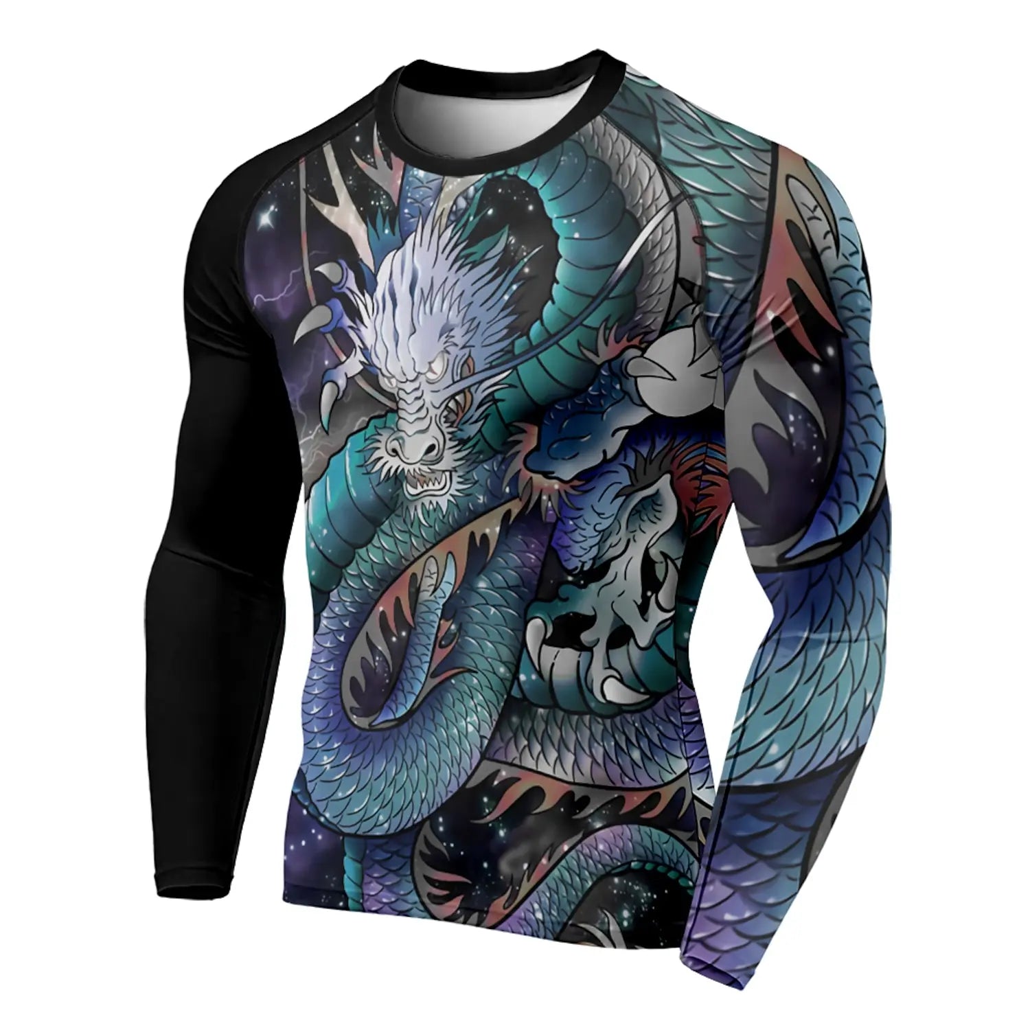 3D Printed Dragon Pattern Men’s T-Shirt - Image 6