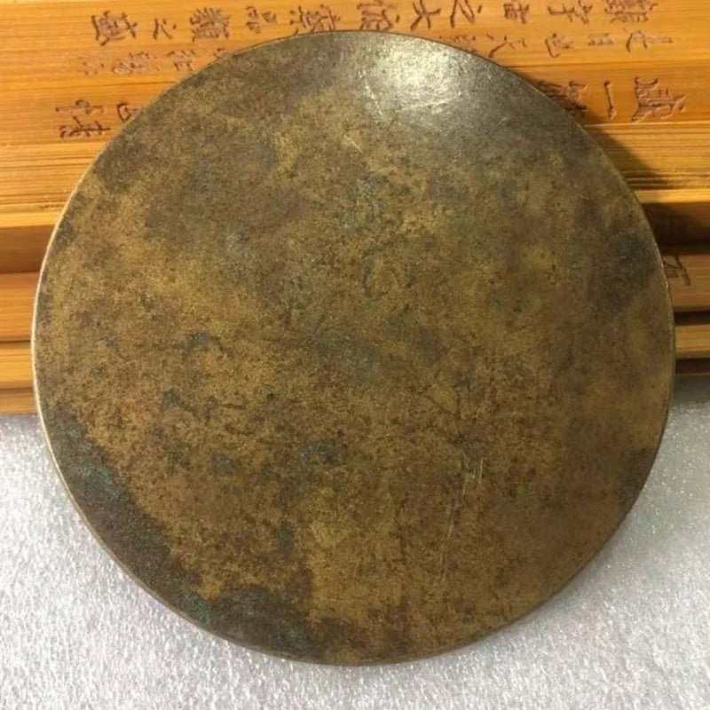 Feng Shui Lucky Dragon Phoenix Brass Mirrors Decoration – Antique Bronze Ware Collection, Home & Room Copper Ornaments - Image 3