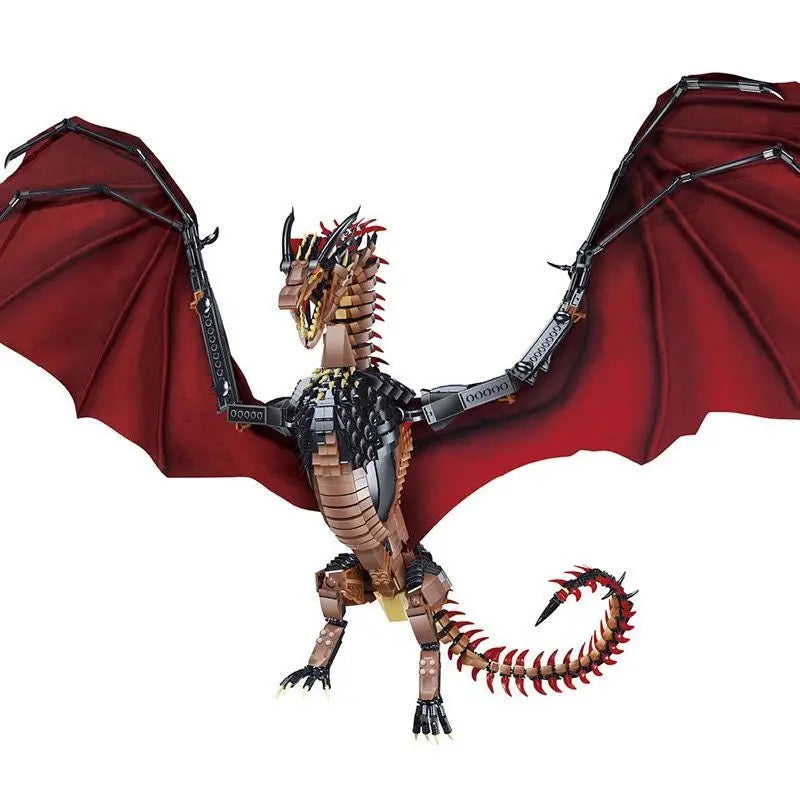 1889pcs Creative MOC Giant Dragon Building Blocks – Movie-Inspired Model for Kids & Collectors - Image 6