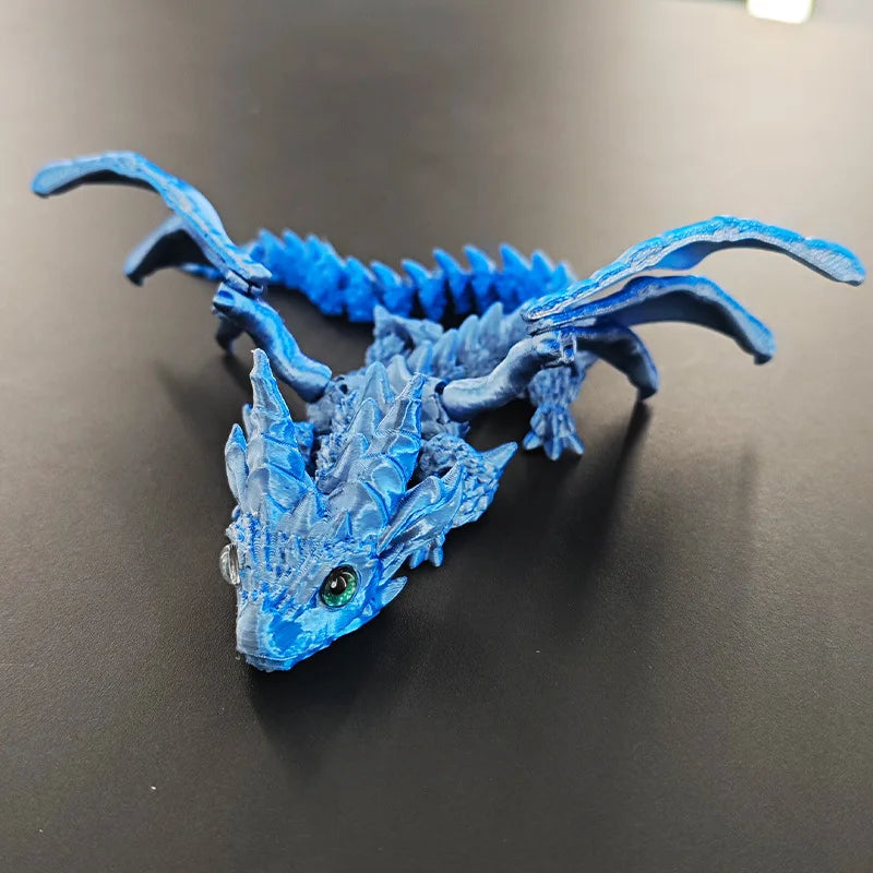 3D Printed Flying Dragon Simulated Craft Ornament – Multi-Jointed Movable Dragon Figures for Home & Desk Decoration - Image 12