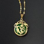 Fashionable and Creative Dragon Necklace – Personalized Trendy Lucky Amulet for Men & Women