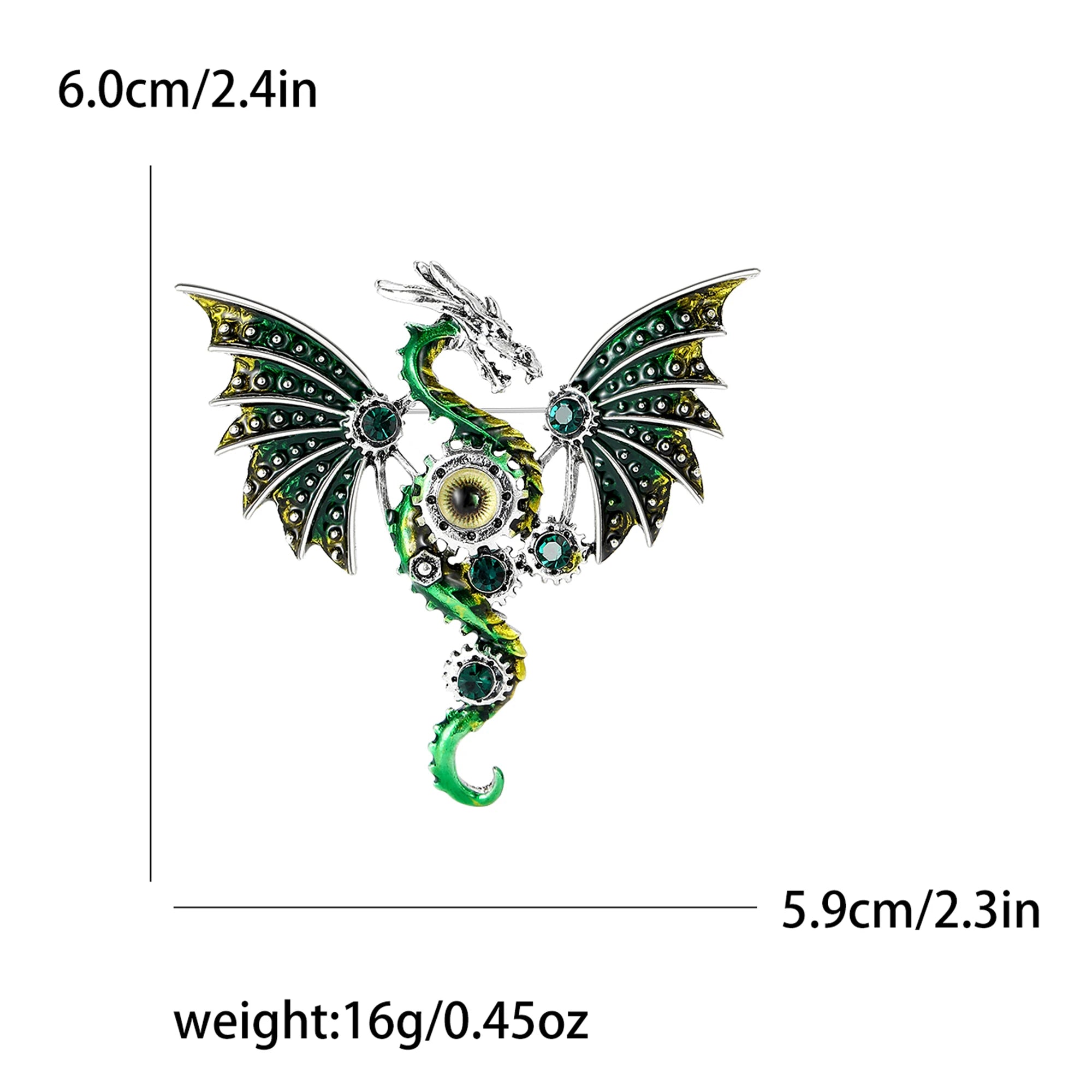 Enamel Dragon Pins for Women - Image 30